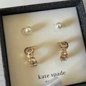Kate spade "You're a Gem" box set earrings